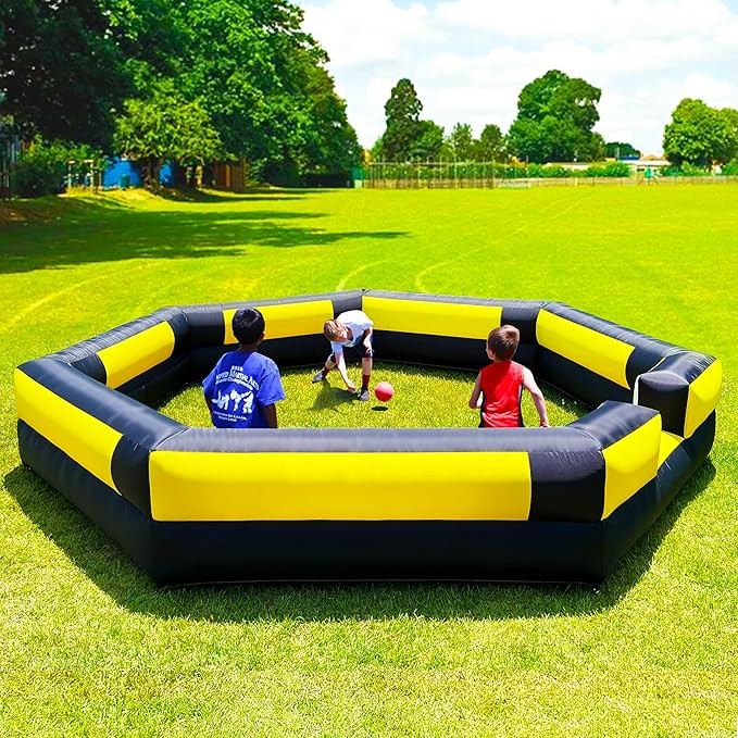 OZIS Gaga Ball Pit Inflatable 15FT with Built-in Blower, Portable Gaga Pit for Indoor Outdoor Sch... | Amazon (US)