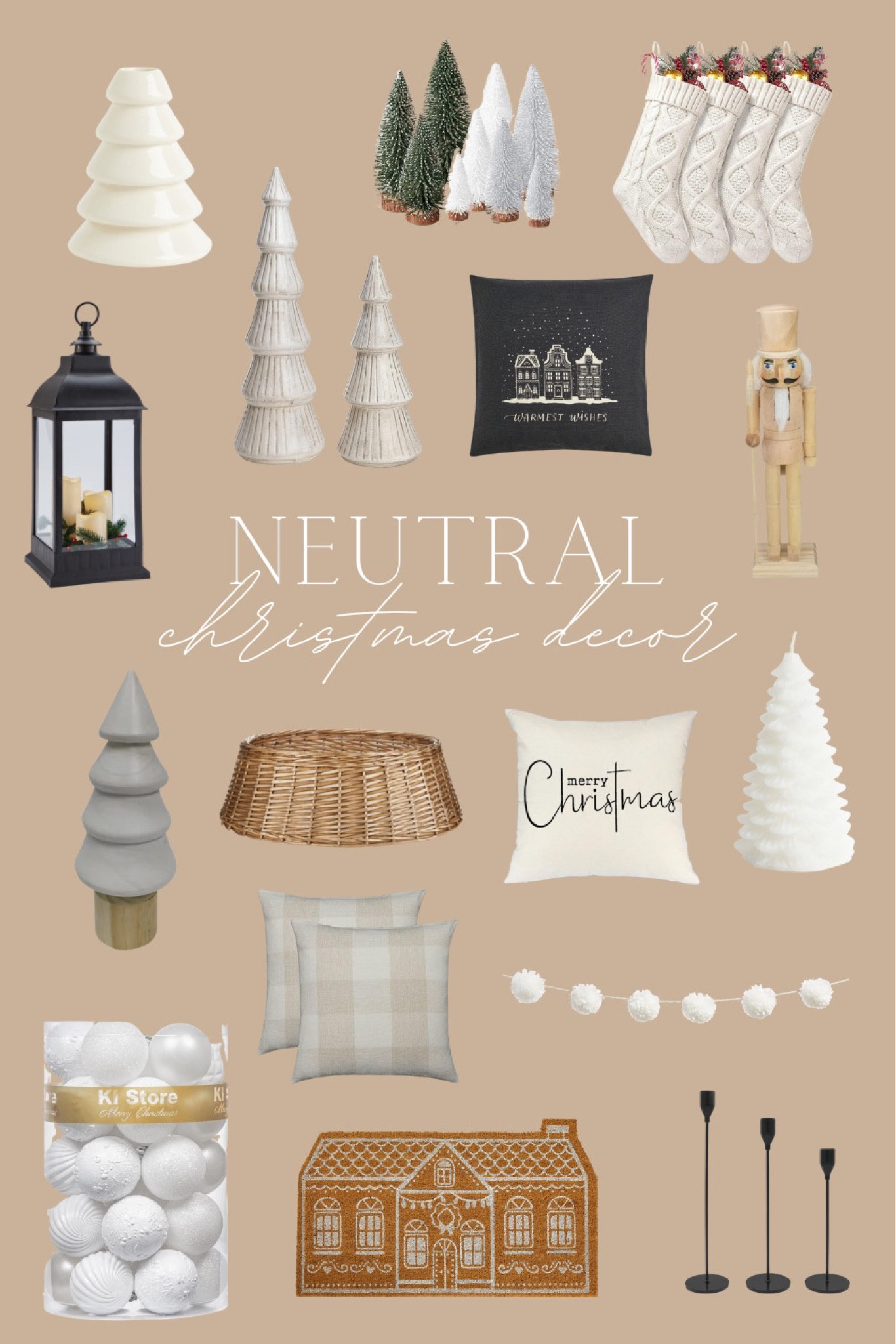 NEUTRAL CHRISTMAS DECOR 🎄

#LTKHoliday #LTKhome #LTKSeasonal