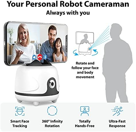 Jarvisen Face & Motion Tracking Phone Holder: Rotate & Follow Your Face & Body Movement. 100% Privac | Amazon (US)