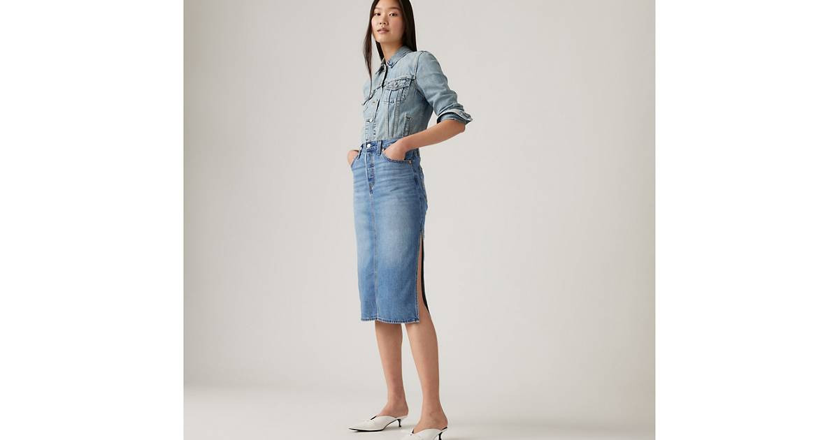 Side Slit SkirtSale price is$51.98Original Price Was $79.50 | Levi's US