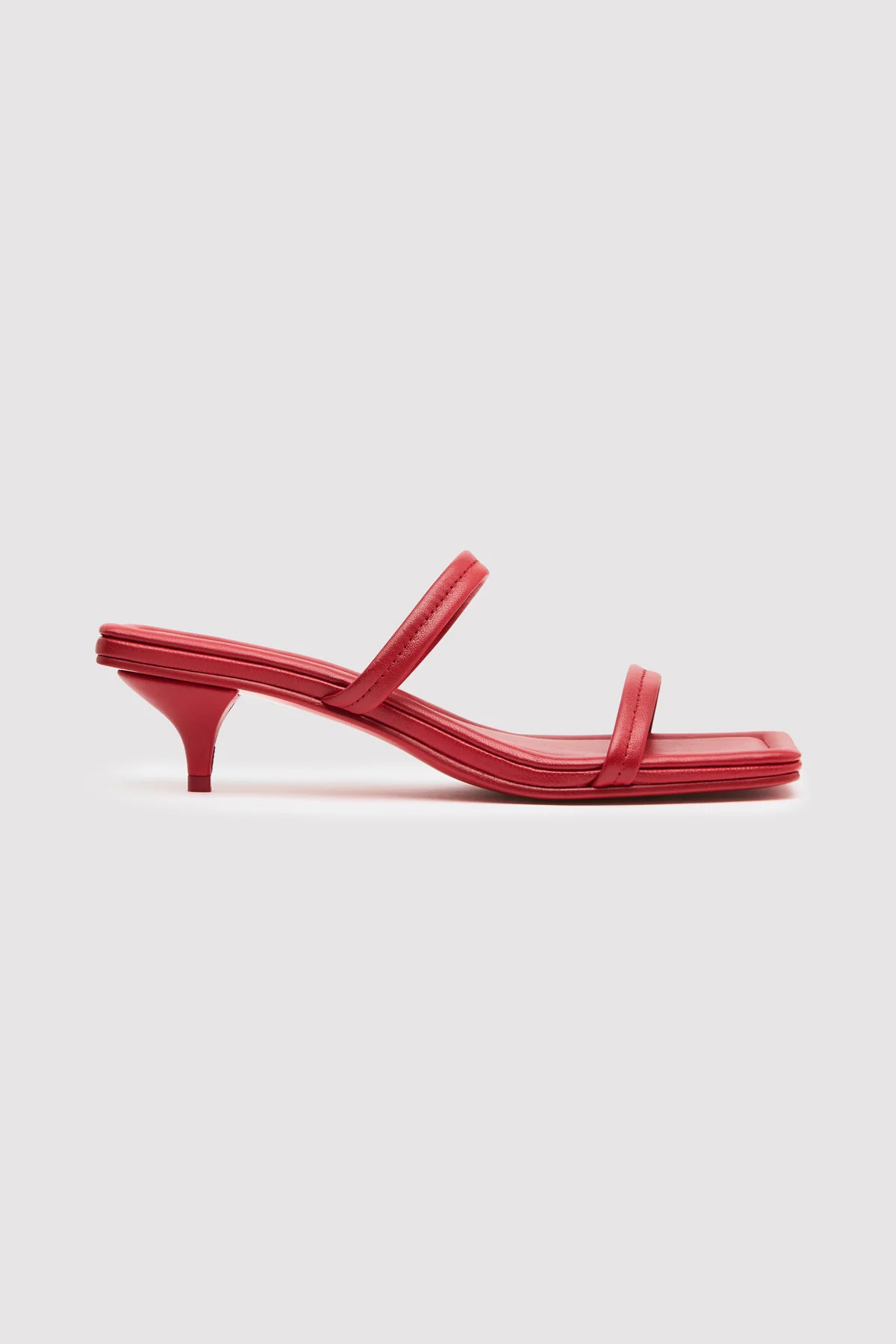 Fine Strap Kitten Heel - Rosso | St. Agni (US, UK, EU)