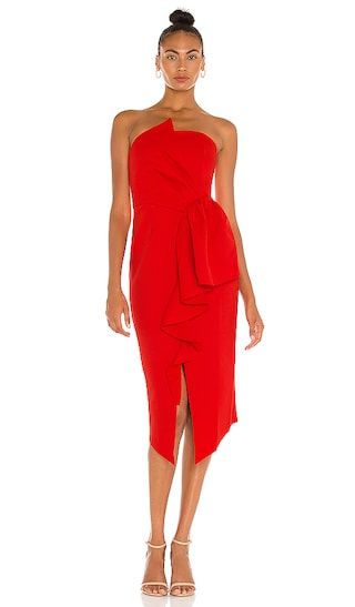 ELLIATT Reception Dress in Red. - size S (also in L, M, XS) | Revolve Clothing (Global)