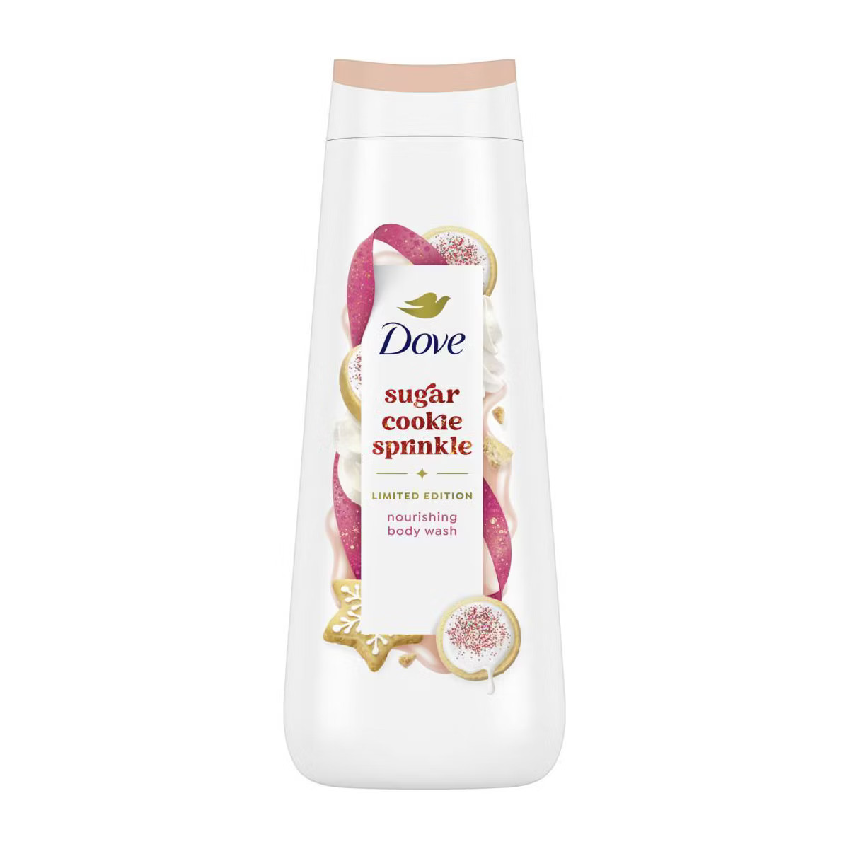 Dove Beauty Limited Edition Holiday Treat Body Wash - Sugar Cookie Sprinkle - 20 fl oz | Target
