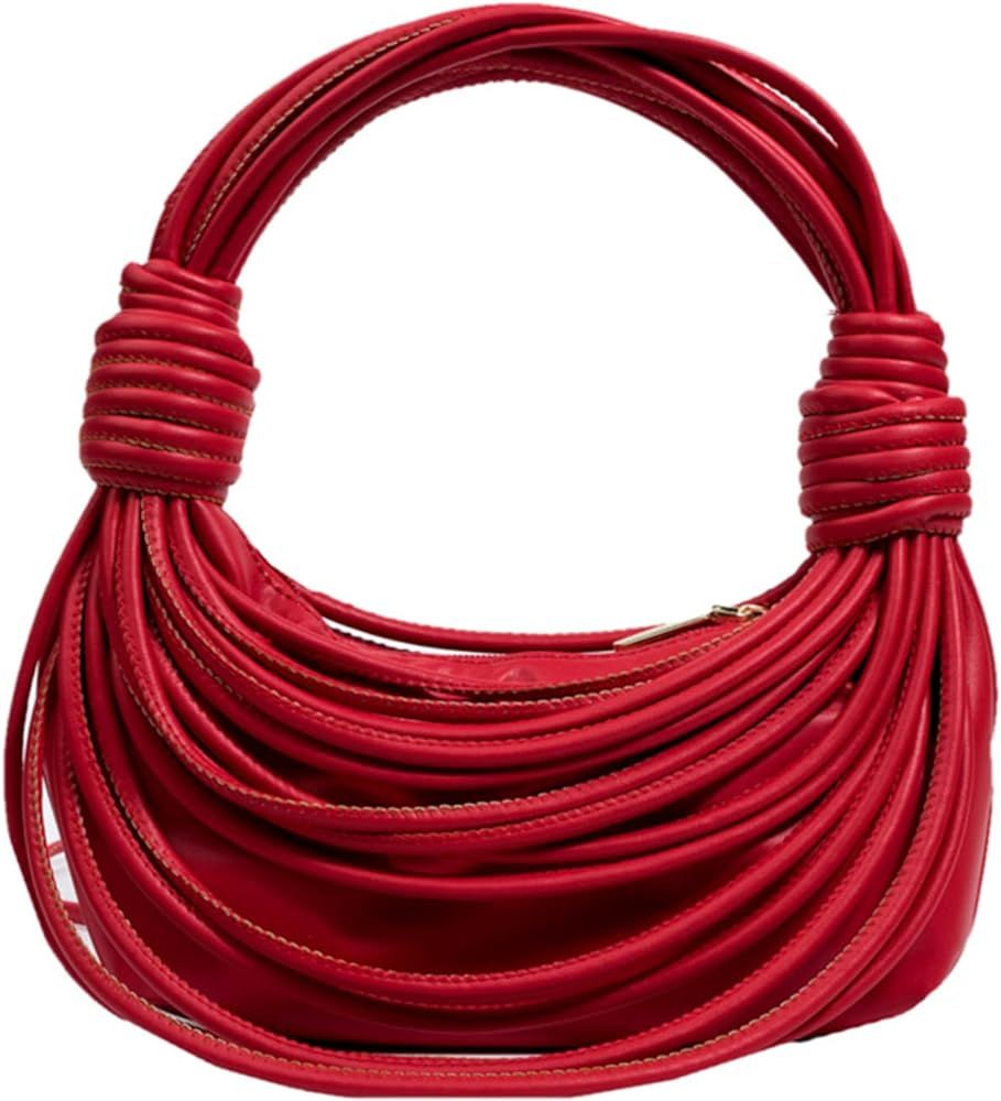 Women Shoulder Bags Clutch Purse Hobo Satchel Handbag Mini Cute Tote with Zipper Evening Leather ... | Amazon (US)