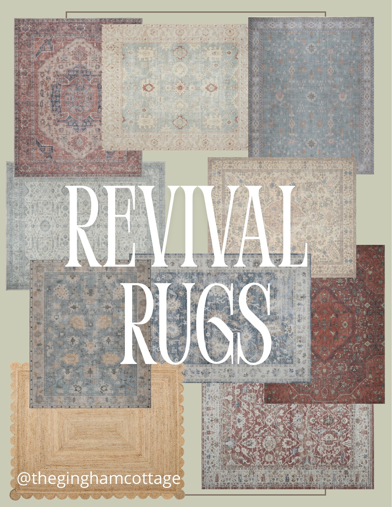 These are the rugsI find myself coming back to again and again—timeless, textural, and full of character. Whether you’re layering something soft underfoot or grounding a whole room, each rug in this collection brings warmth and charm in its own way. I hope you love them as much as I do! ❤️
Rugs, area rug, living room decor, traditional decor, cottage decor 

#LTKHome