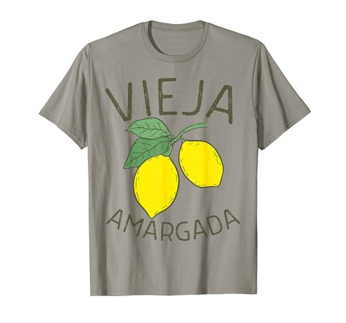 Vieja Amargada Funny Lemon Lime Spanish Mother's Day Latina T-Shirt | Amazon (US)