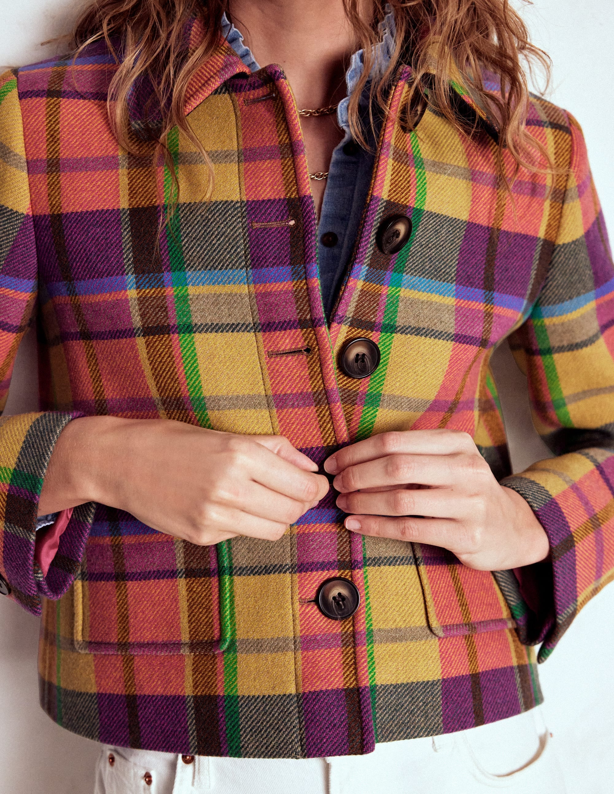 Knightsbridge Wool Jacket-Multi Check | Boden (US)