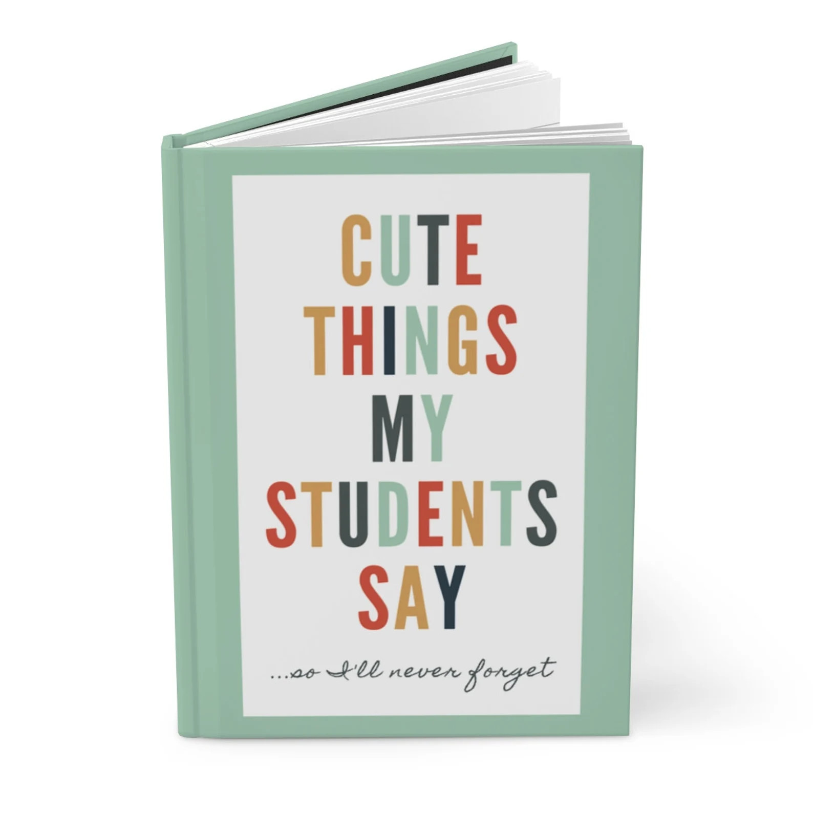 Teacher Journal, Thank You Gift for Teacher, End of Year Teacher Appreciation, Keepsake Journal, ... | Etsy (US)