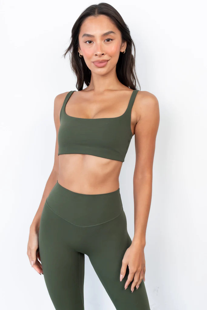 Cloud II™ Classic Bra - Olive | Vitality