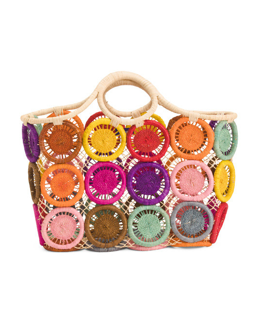 Natural Sisal Large Tote | TJ Maxx