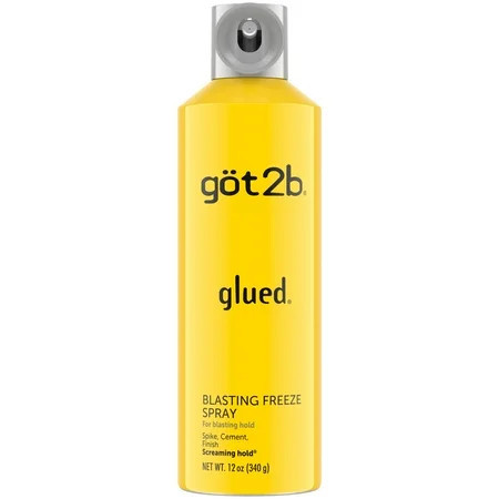got2b Glued Blasting Freeze Hair Spray Extra Strong Rigid Hold for Spiked Styles 12 oz | Walmart (US)