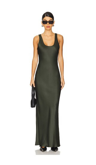 Camille Dress in Dark Olive Fall Cocktail Dress Fall Cocktail Wedding Guest Dress Cocktail Fall | Revolve Clothing (Global)