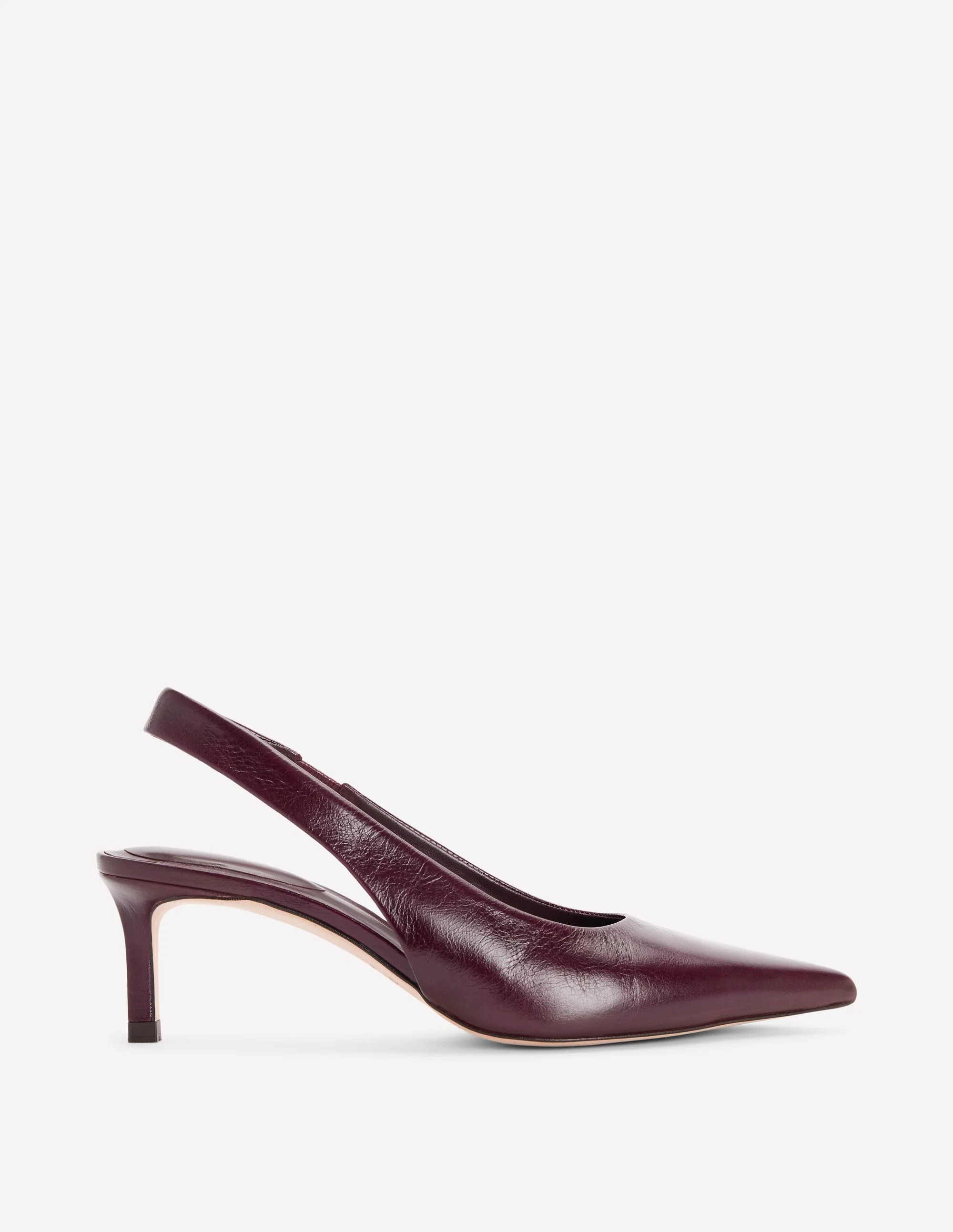 Hope Slingback Heels-Wine | Boden UK