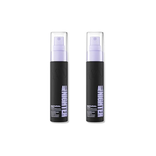 Urban Decay All Nighter Waterproof Makeup Travel Setting Spray - Natural Finish, Up to 24HR Wear, Hydrating Foundation Face Primer, Smudge-Proof, Transfer-Resistant - 1 fl oz (Pack of 2) | Amazon (US)
