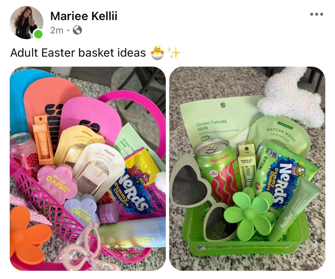 Easter baskets ideas for her 🐣

#LTKBeauty #LTKmomlife #LTKSeasonal