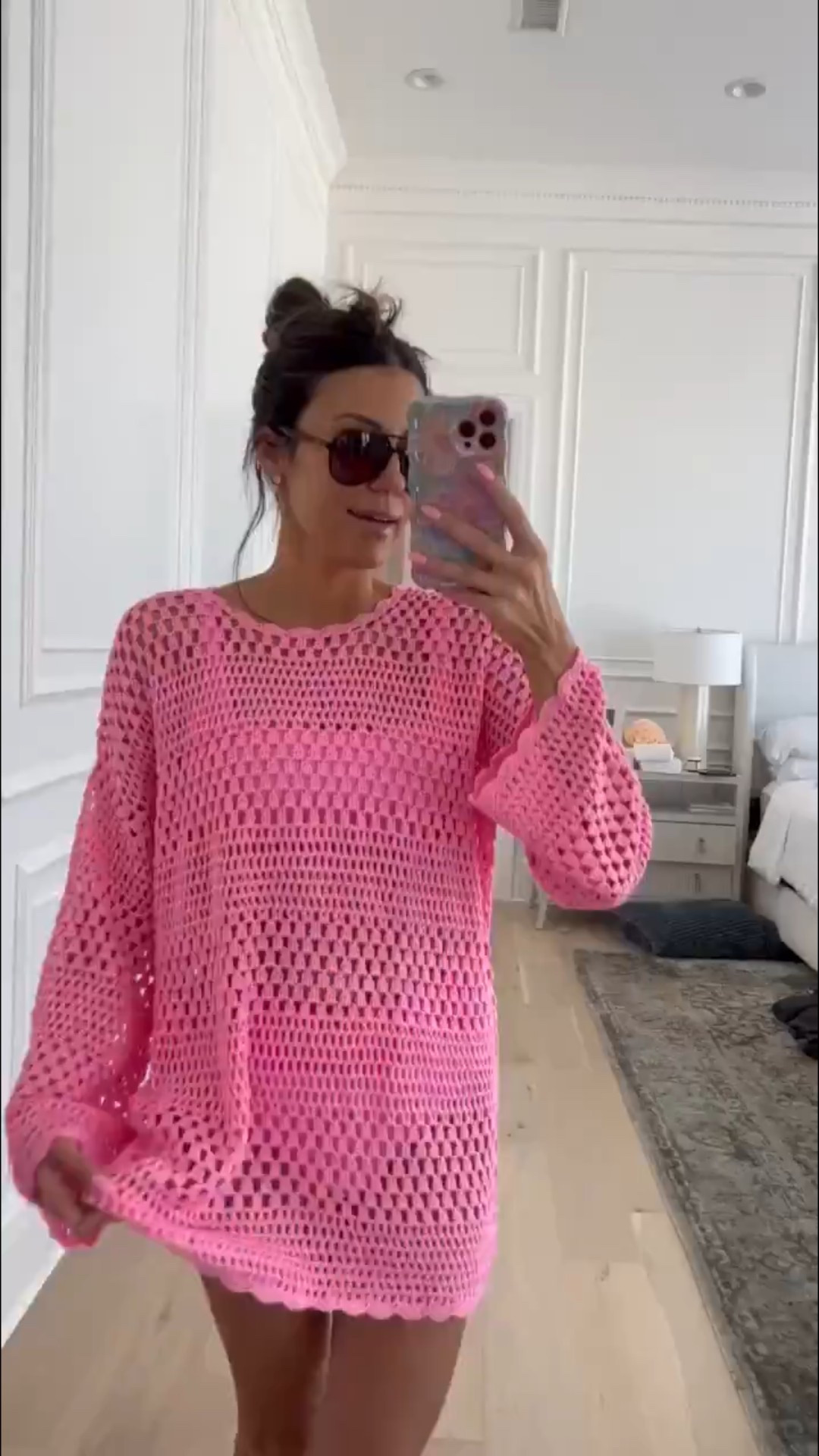 Love this pink crochet swimsuit coverup!  Linked an amazing look for less from @amazon too! 

@amazonfashion @revolve

#LTKSeasonal #LTKTravel #LTKootd