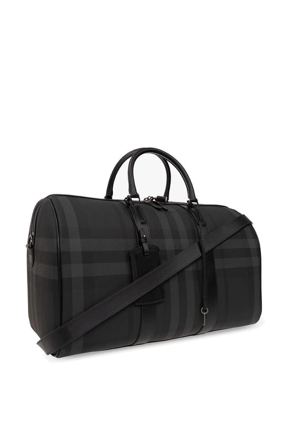 Burberry Checked Zipped Duffel Bag | Cettire Global