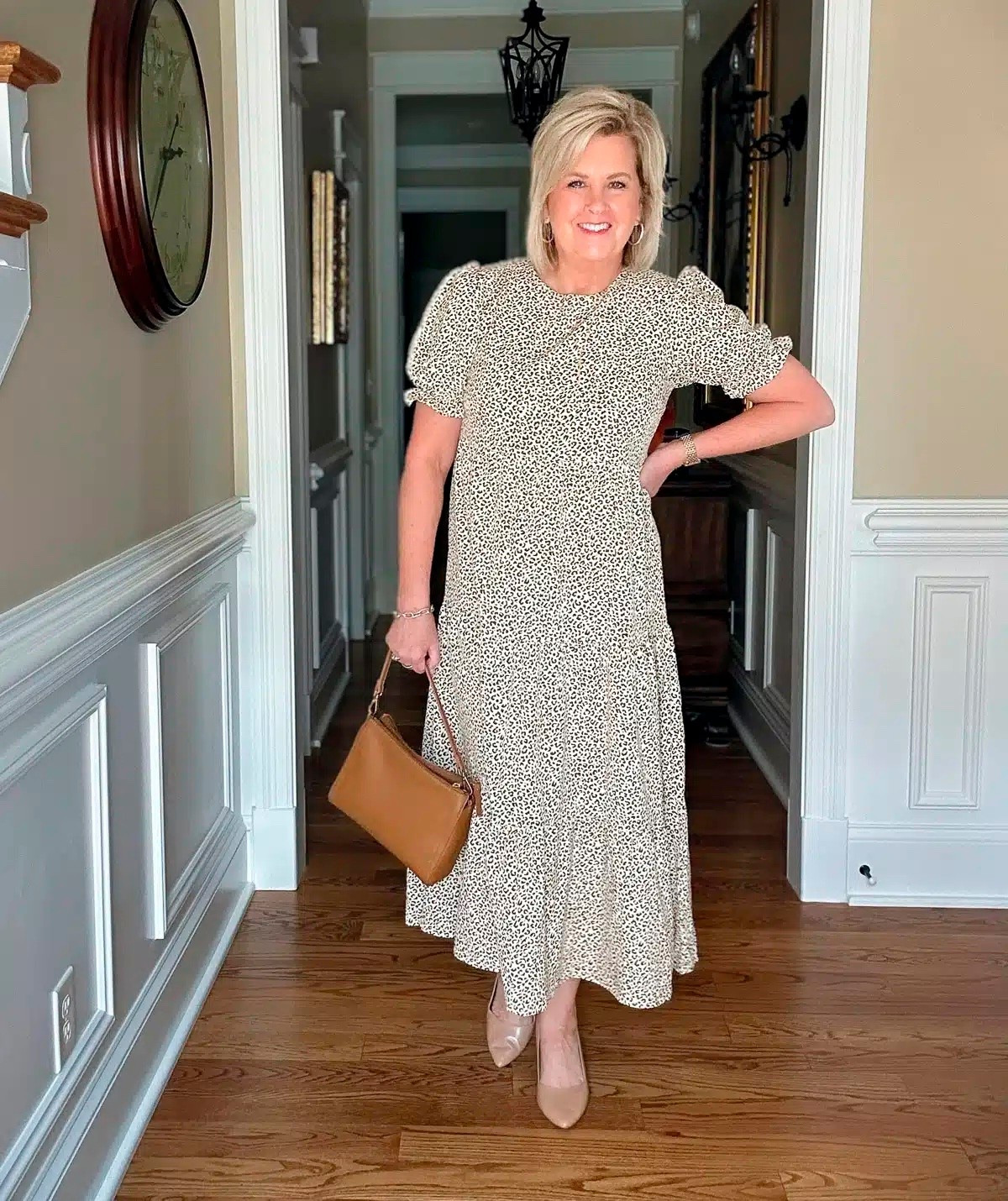 Easy printed midi dress from Amazon! This one is so easy to style and comes in over 10 prints. I’m wearing a medium. 

#LTKOver40 #LTKootd #LTKWorkwear