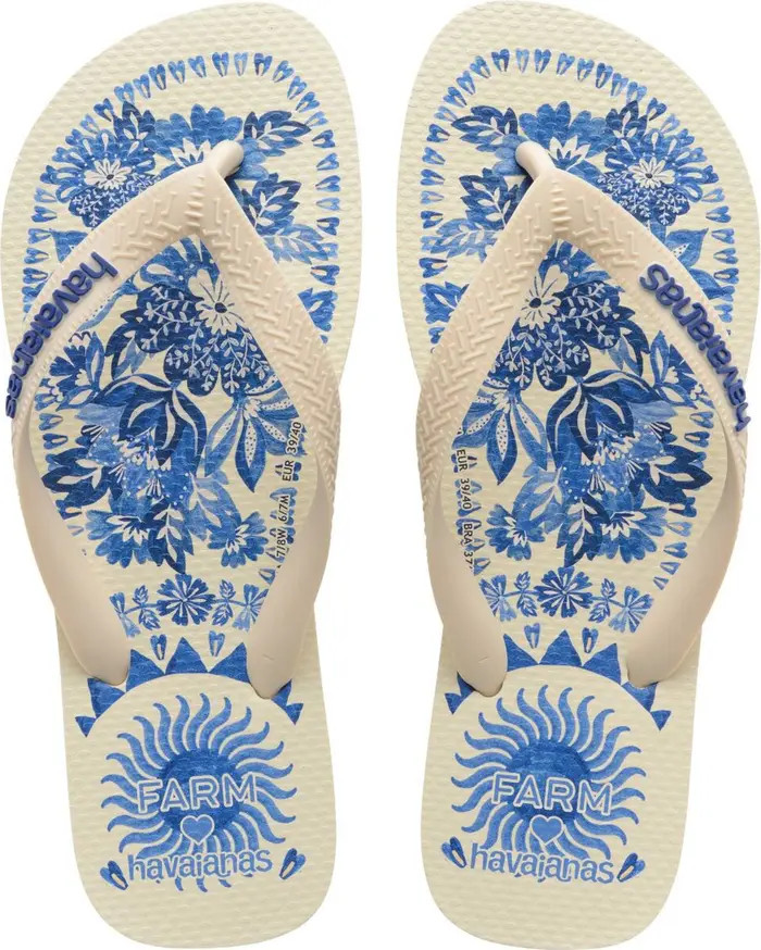 Havaianas x Farm Rio Print Footbed Flip Flop (Women) | Nordstrom | Nordstrom