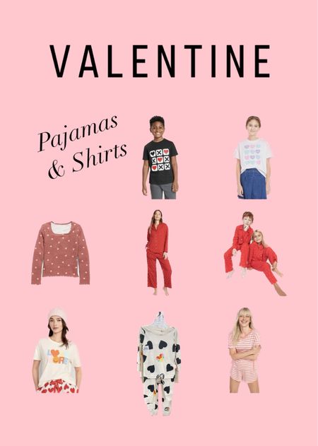 Valentine pajamas & shirts

#LTKfamily #LTKSeasonal #LTKkids
