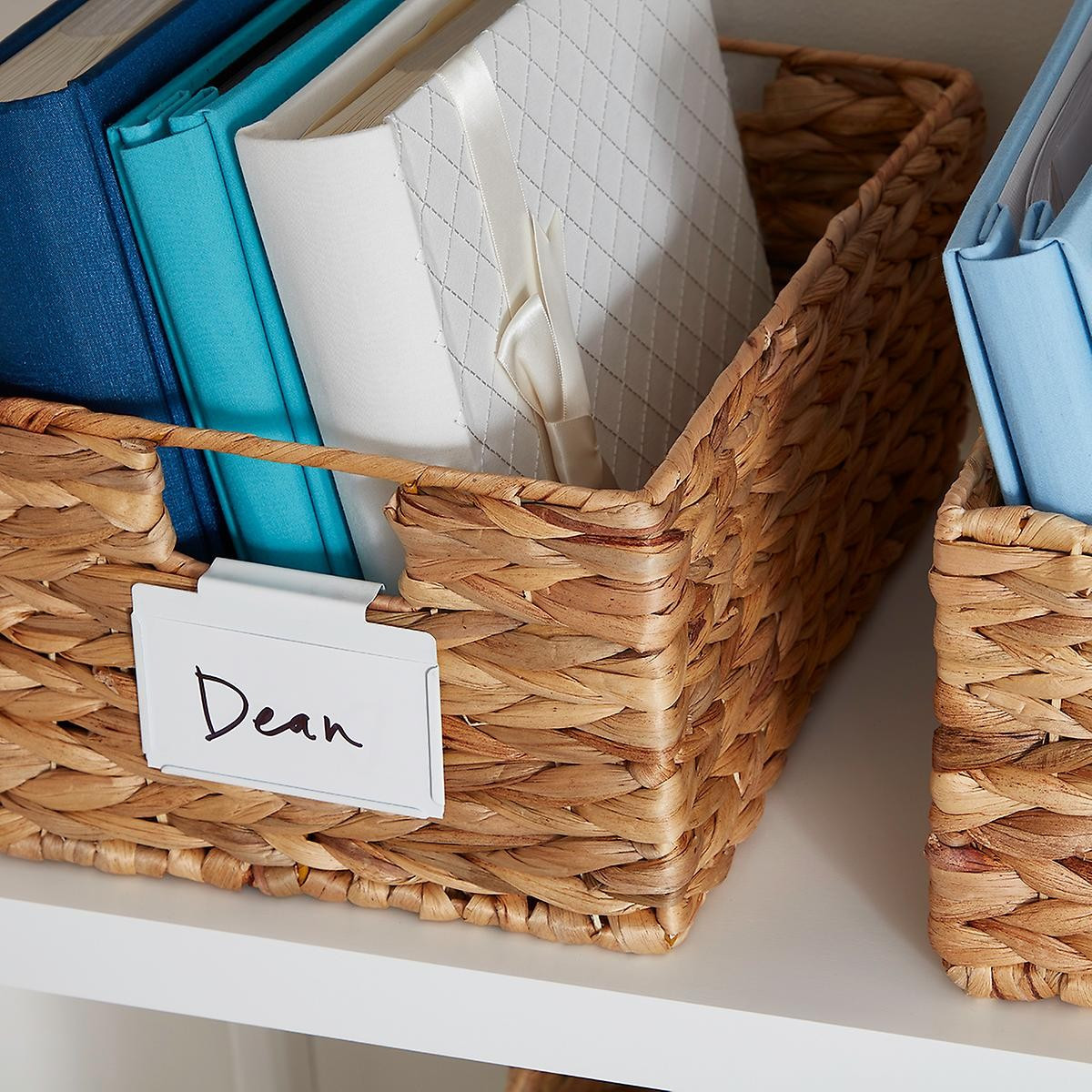 Water Hyacinth Storage Bins with Handles | The Container Store