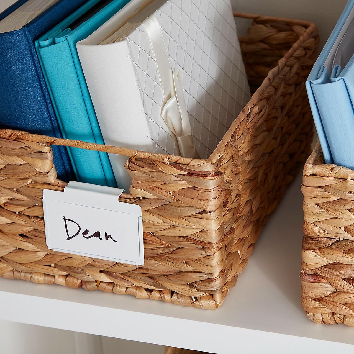 Water Hyacinth Storage Bins with Handles | The Container Store