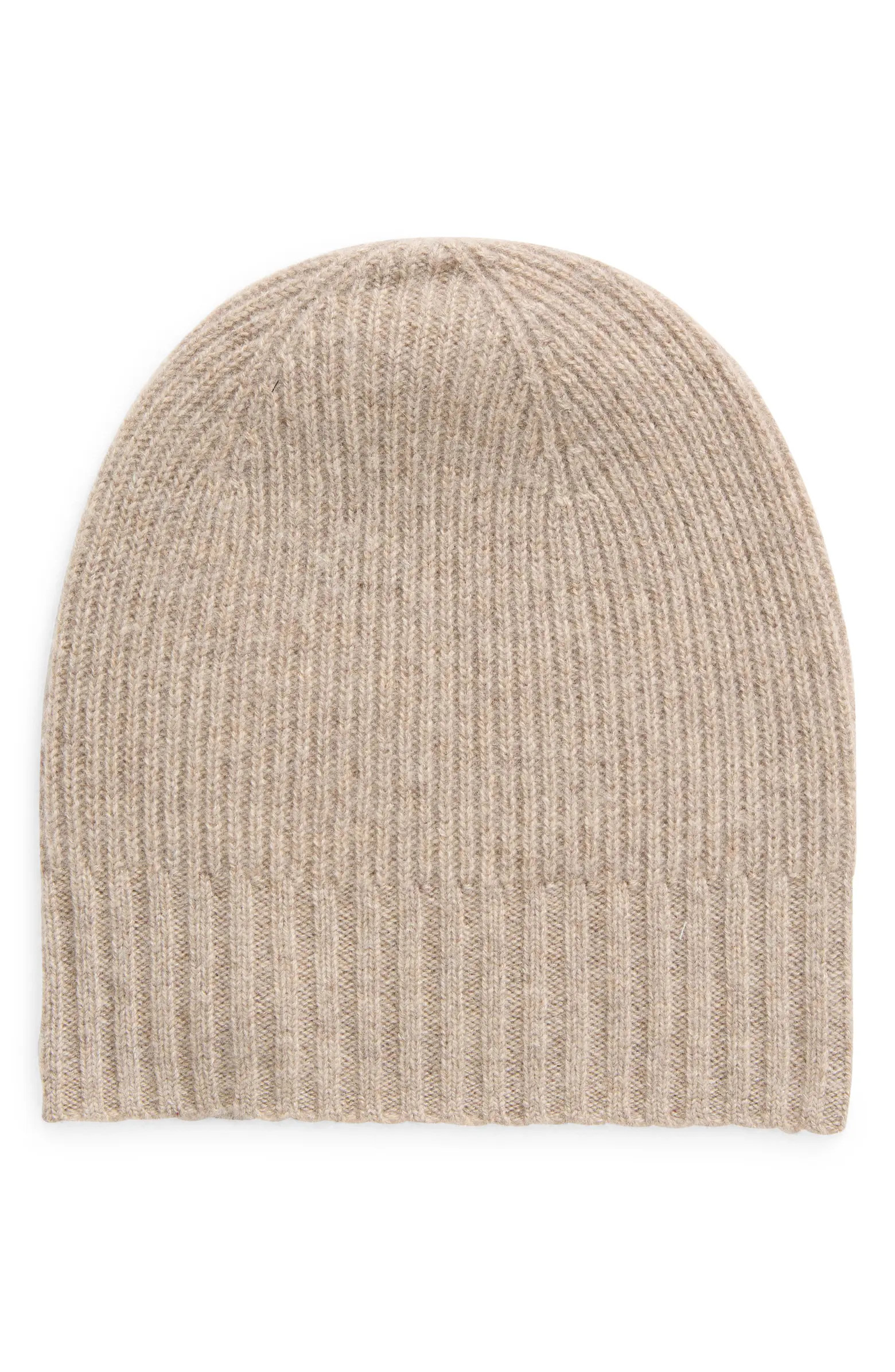 Rib Cashmere Beanie | Nordstrom