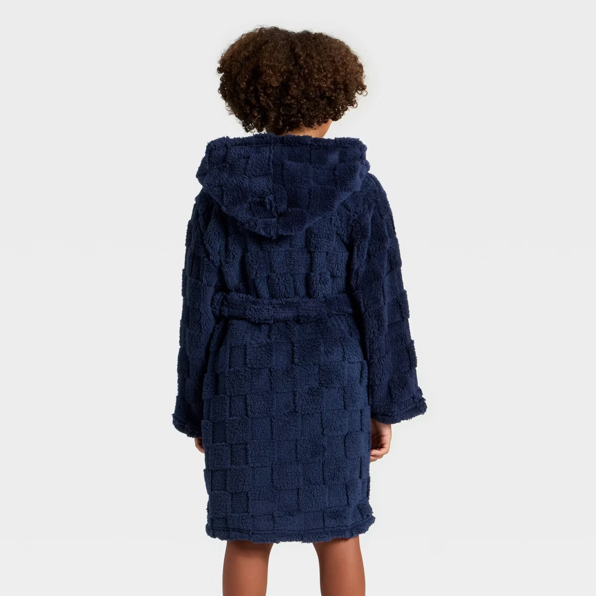 Boys' Fleece Knit Robe - Cat & Jack™ Navy Blue M | Target