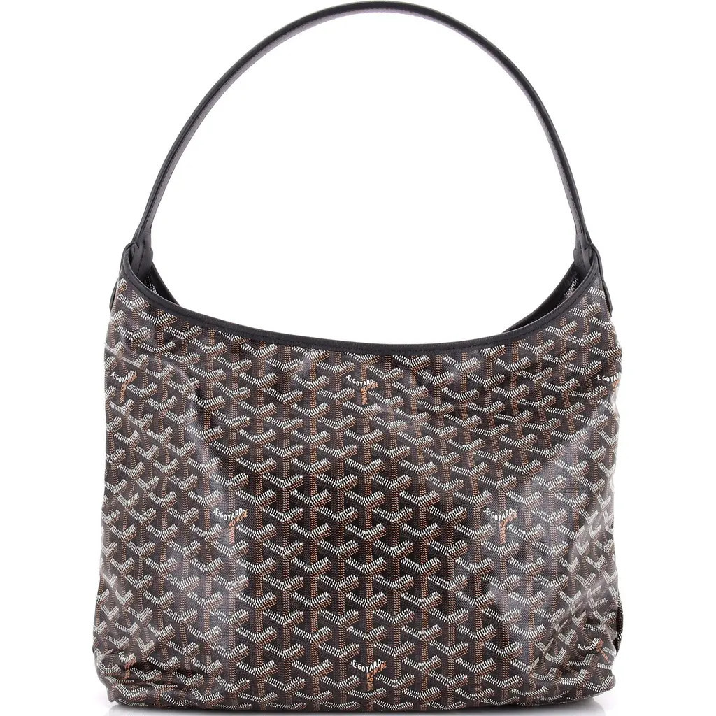 Pre-Owned Goyard Boheme Hobo Coated Canvas in Black at Nordstrom, Size Medium | Nordstrom