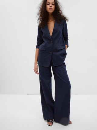 Linen-Cotton Blazer | Gap (US)