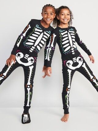 Gender-Neutral Matching Snug-Fit Halloween One-Piece Pajamas for Kids | Old Navy (US)