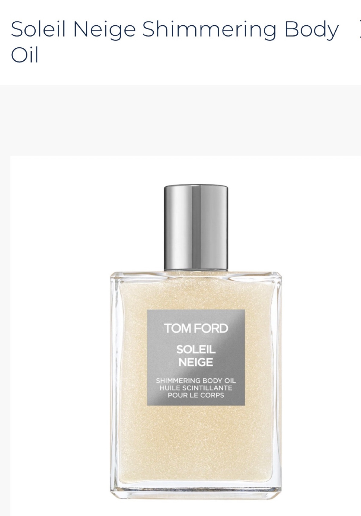 I’ve tried so many glitter, shimmer sprays. Tom Ford is the best  

#LTKover40 #LTKbeauty #LTKMostLoved