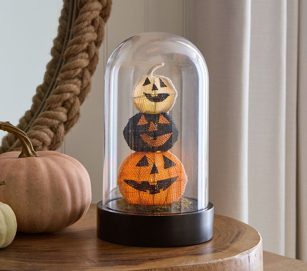 Light-Up Halloween Melamine Cloches | Pottery Barn Kids