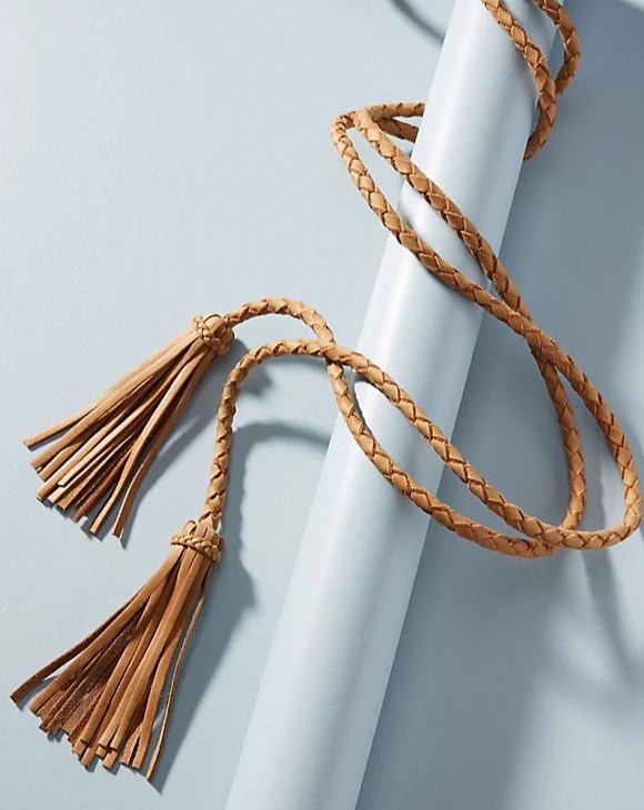 Fringe Soga Leather Belt | ADA Collection