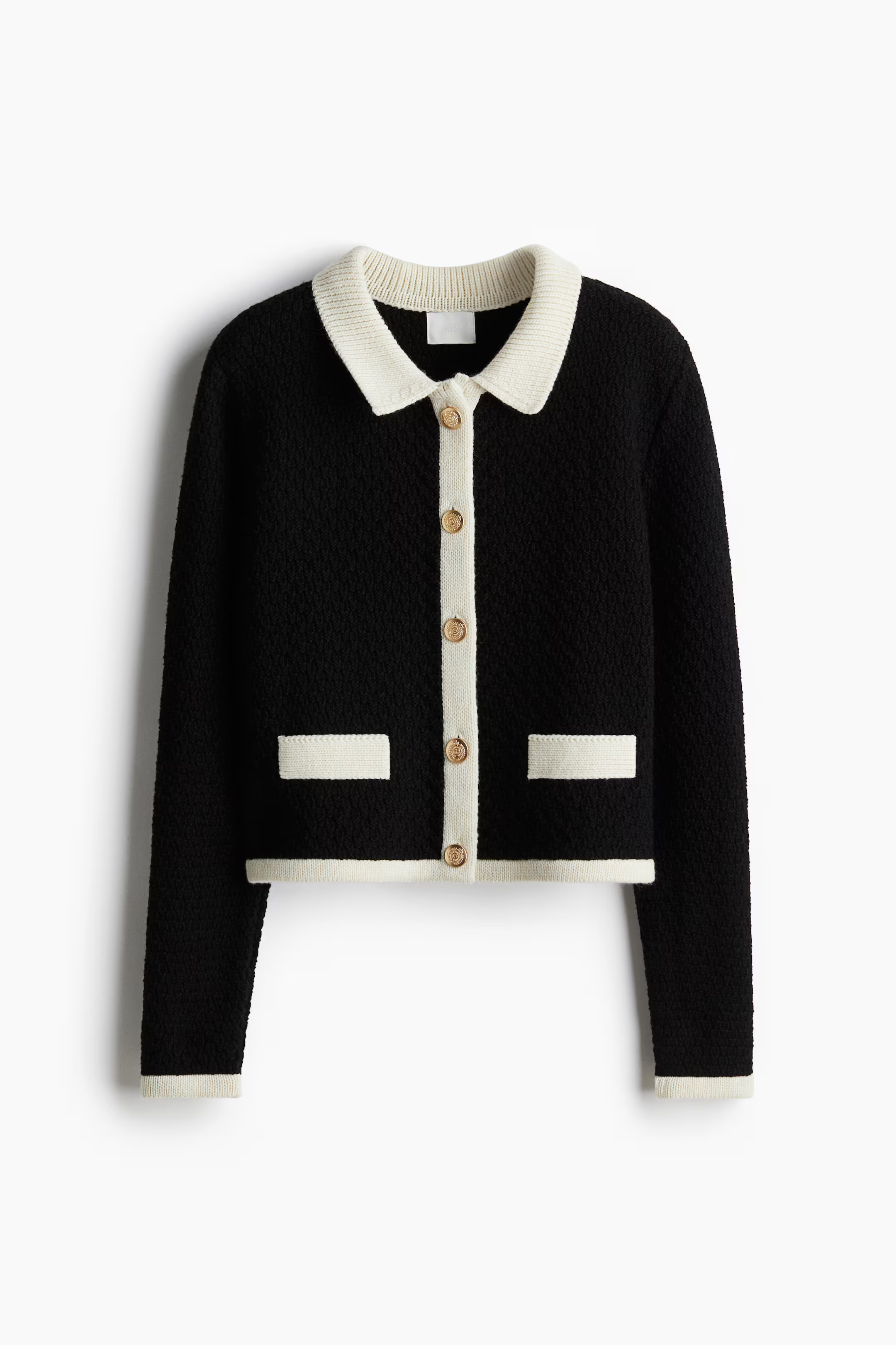 Textured-knit cardigan | H&M (UK, MY, IN, SG, PH, TW, HK)