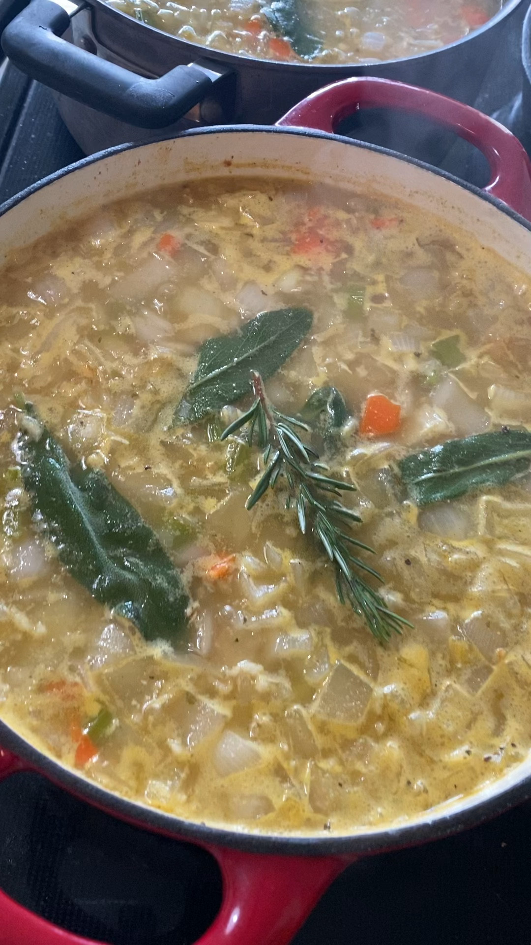 Dedicated my morning to batch cooking our fave soup recipe for the freezer. I need another of these Lodge cast iron enamel Dutch ovens asap. If you don’t have one yet, grab one! They’re so versatile and mine lives on our stovetop.

#LTKfindsunder50 #LTKhome