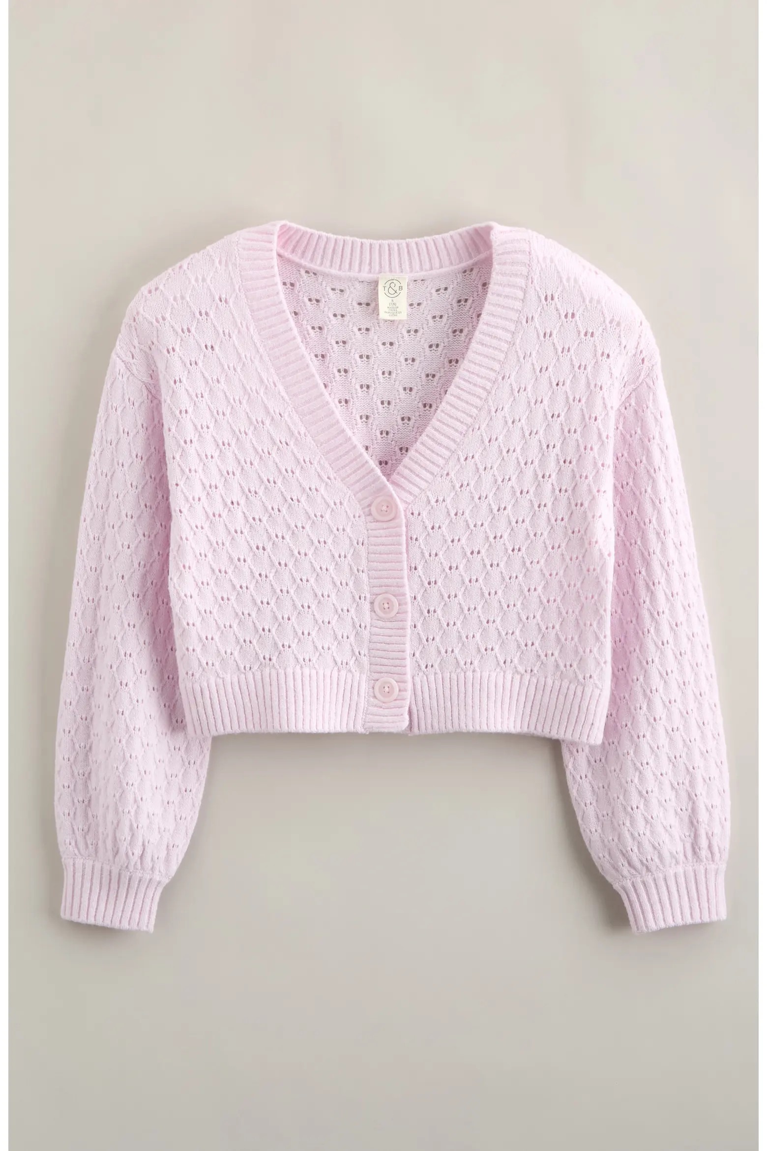 Treasure & Bond Kids' Pretty Pointelle Stitch Cardigan (Women) | Nordstrom | Nordstrom