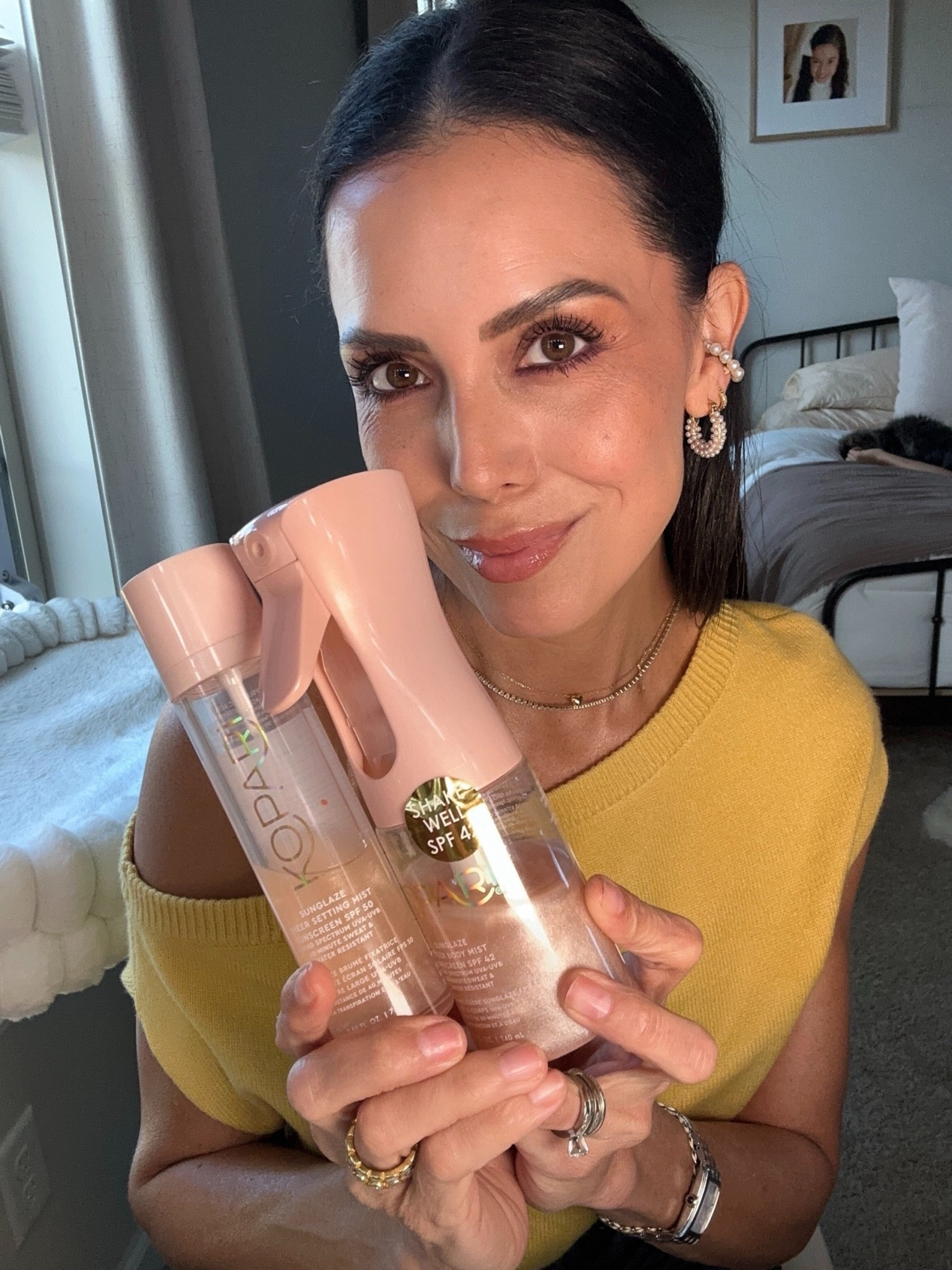 SPF + SETTING SPRAY + GLASS SKIN = summer essentials @Kopari Beauty es setting spray y sunscreen! #settingspray #sunscreen #glassskin #summeressentials

#LTKdayinmylife #LTKgrwm #LTKootd