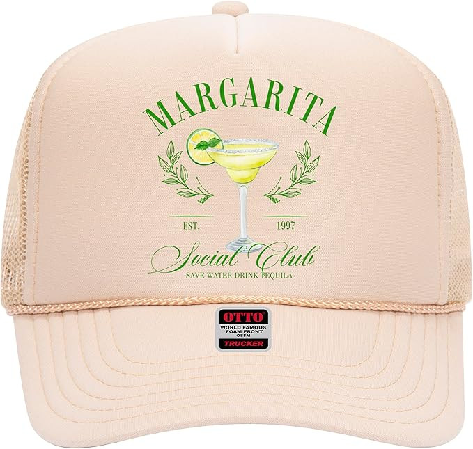 Margarita Social Club Trucker Hat - Premium Snapback for Men and Women - Margs Tequila Drinking F... | Amazon (US)