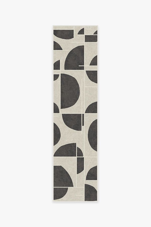 Nina Takesh Lune Charcoal Rug | Ruggable