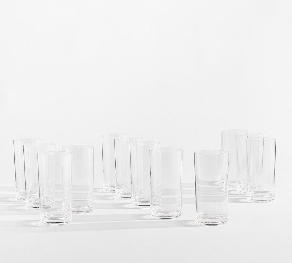 Caterer's Box Outdoor Highball Glasses, Set of 12 - Clear | Pottery Barn (US)
