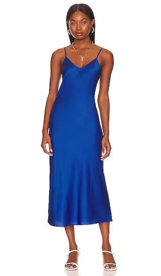 ALLSAINTS Bryony Dress in Blue. - size 2 (also in 0, 12, 4, 6, 8) | Revolve Clothing (Global)