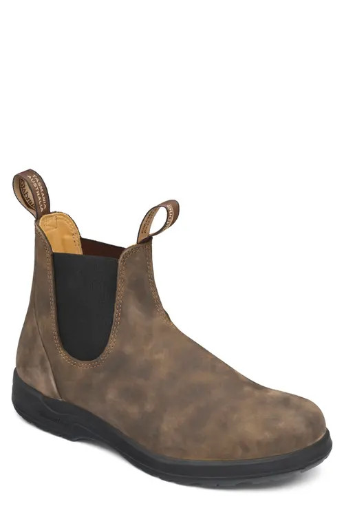Blundstone Footwear All Terrain Series Water Resistant Chelsea Boot in Rustic Brown at Nordstrom, Si | Nordstrom