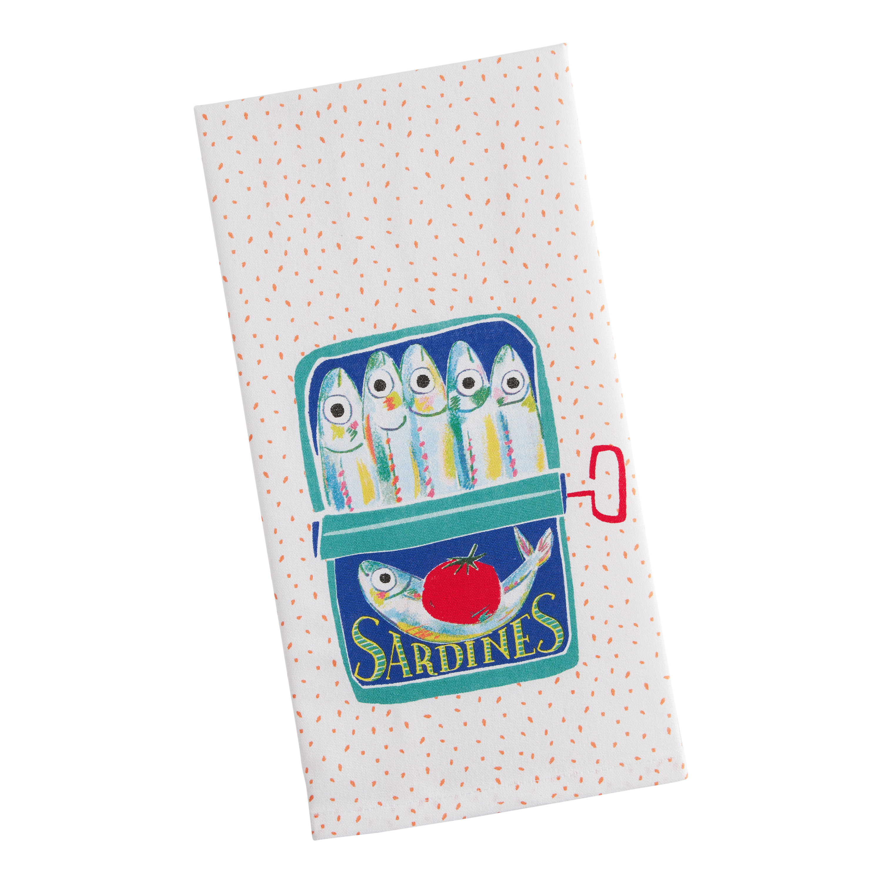 Tinned Sardine Kitchen Towel | World Market