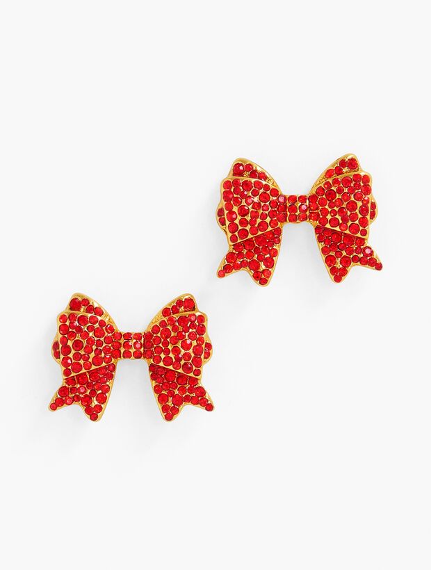 Party Bow Stud Earrings | Talbots