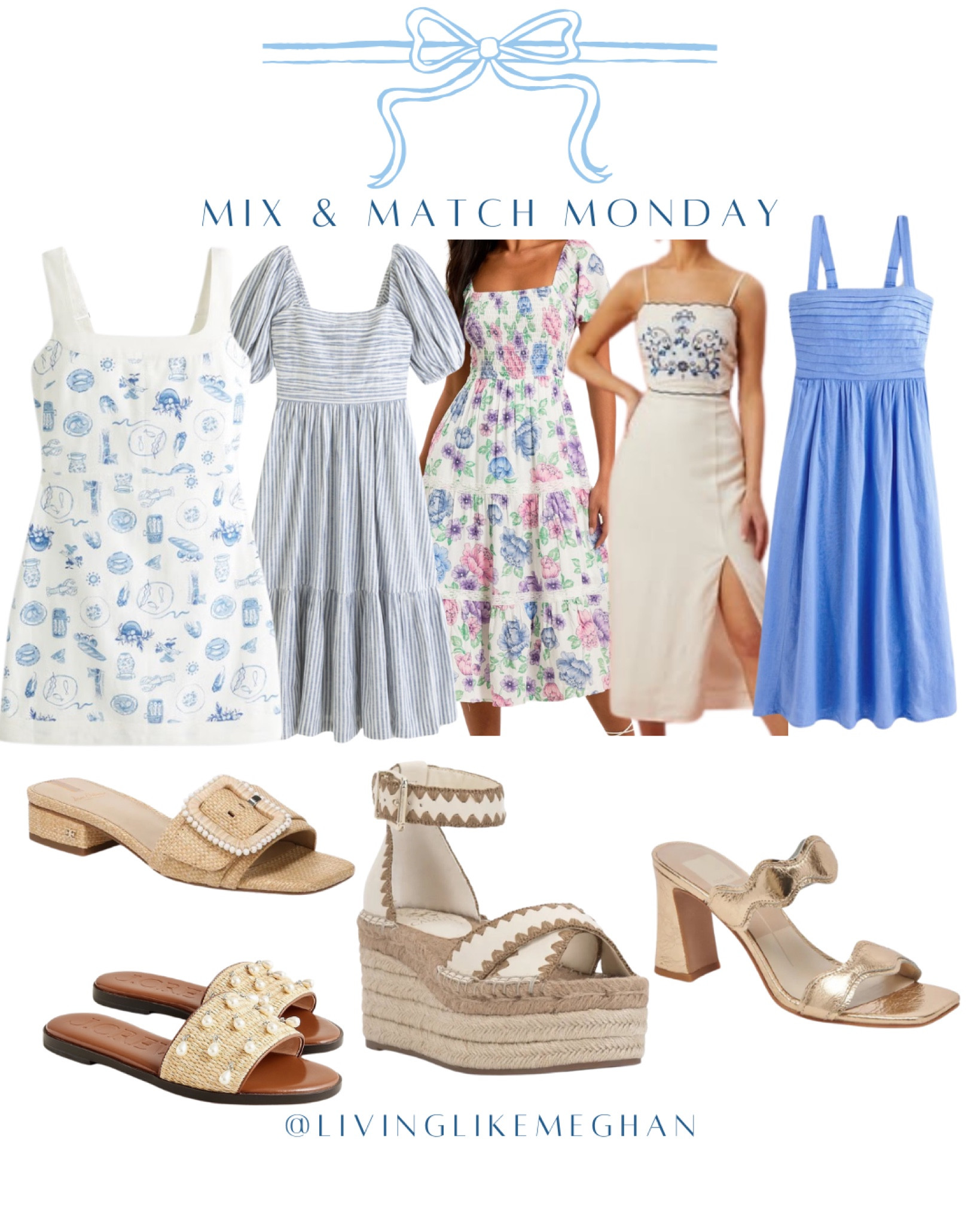Mix & Match Mondays - a little bit of everything from everywhere!




Spring dresses, summer dresses, white dress, sandals, scalloped edge, blue and white, vacation outfit, graduation dress, pearls, Abercrombie, dolce vita, Nordstrom, shoes, slides, blue, floral, wedge, heel, classic style, preppy style

#LTKparties #LTKSeasonal #LTKshoecrush