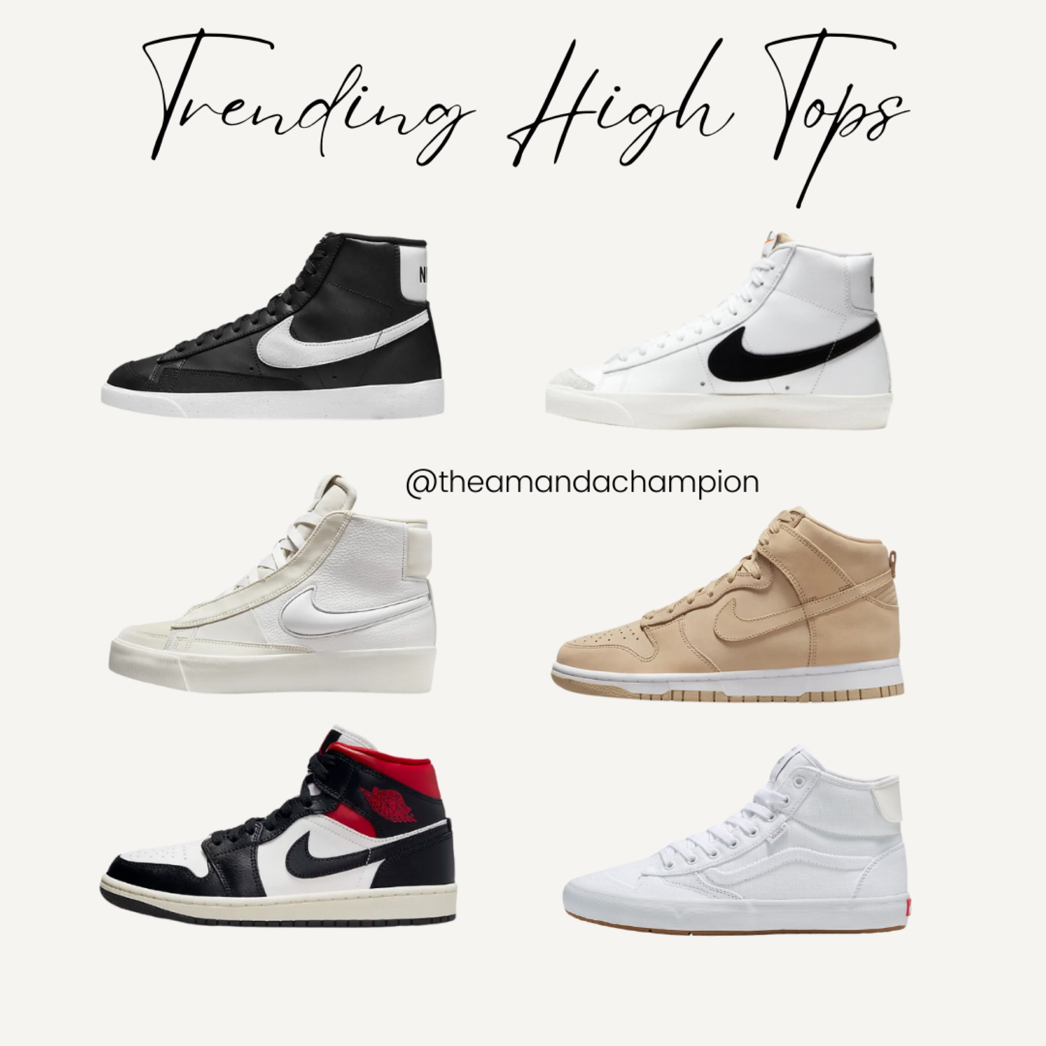 Women’s trending mid and high top sneakers

Vans Nike spring 2023

#LTKstyletip #LTKfamily #LTKshoecrush