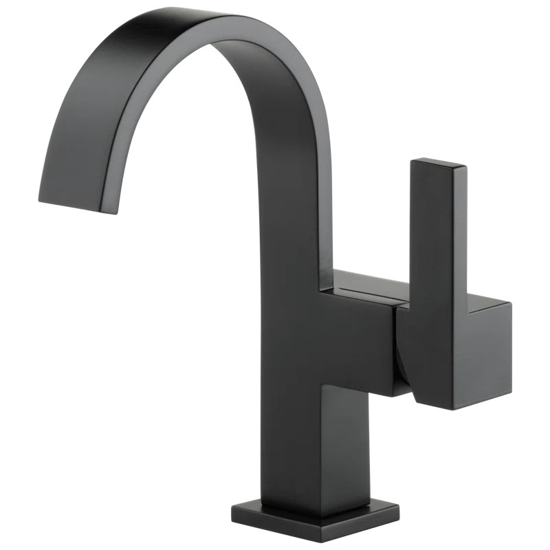 Matte Black Siderna® Single Handle Lavatory Faucet | Wayfair North America