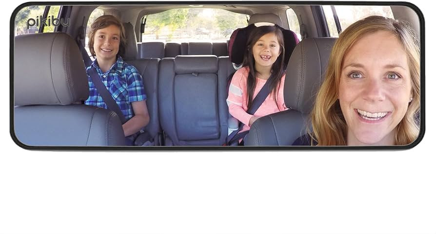 Family Car Mirror by Pikibu® - A better way to see your kids. View ALL your children and your bl... | Amazon (US)