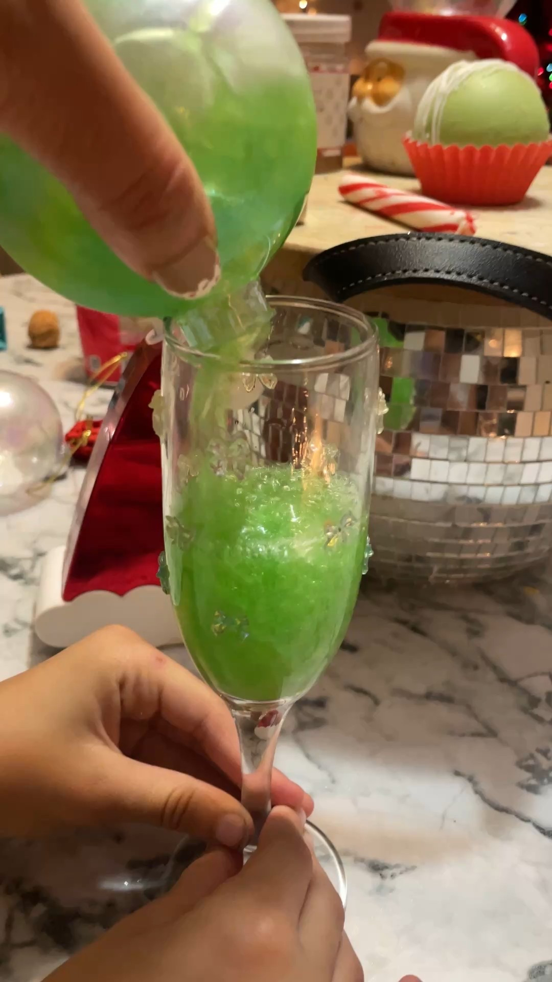 Santa sipper + 
Glitter packets +
Ornaments 

#LTKHoliday #LTKGiftGuide